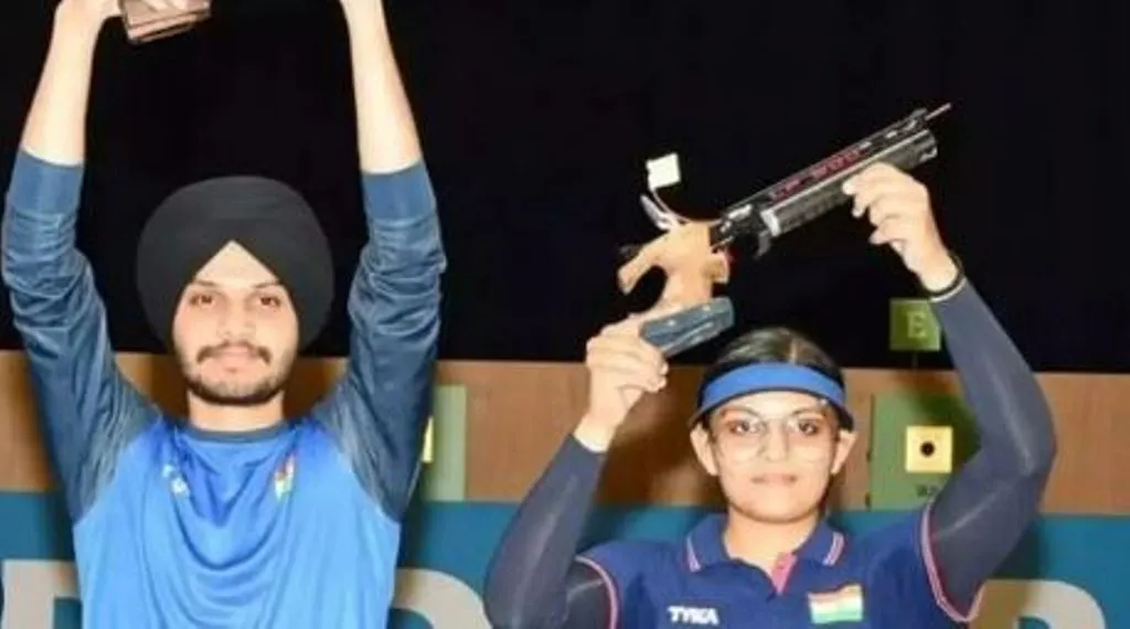 Asian Games 2023: सरबजीत और दिव्या को 10मीटर एयर पिस्टल मिश्रित टीम में रजत 