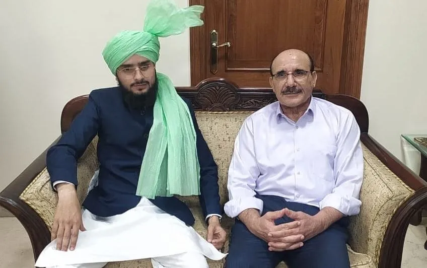 बरेली: फिलिस्तीन में मदद भेजेगा उस्तादे जमन ट्रस्ट, राजदूत से मिले नबीरे आला हजरत मौलाना कैफ