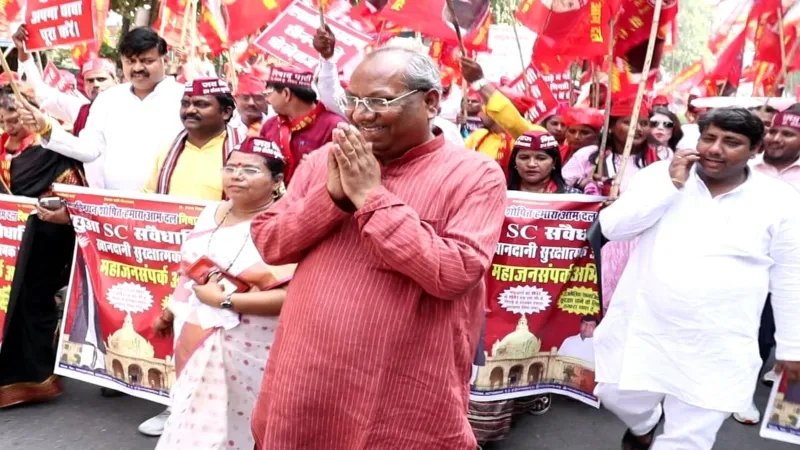 लखनऊ: Sanjay Nishad का जनसंपर्क महाअभियान शुरू, मछुआरा समाज को SC में शामिल करने की उठाई मांग