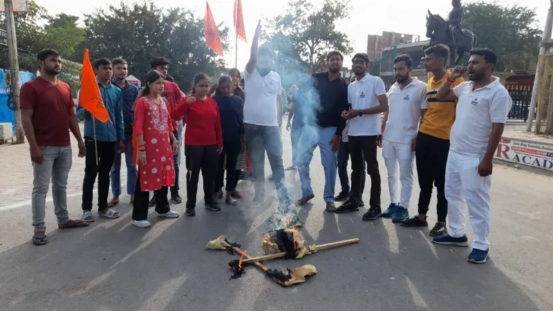 क्रिकेट मैच के दौरान तिरंगे का अपमान निंदनीय : ABVP