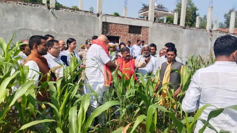 श्रीअन्न की खेती को बढ़ावा देने निकले कृषि मंत्री, किसानों से किया संवाद