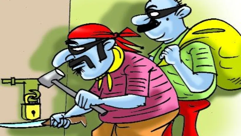 लखनऊ : एयरपोर्ट कर्मी के घर दिन दहाडे़ लाखों की चोरी