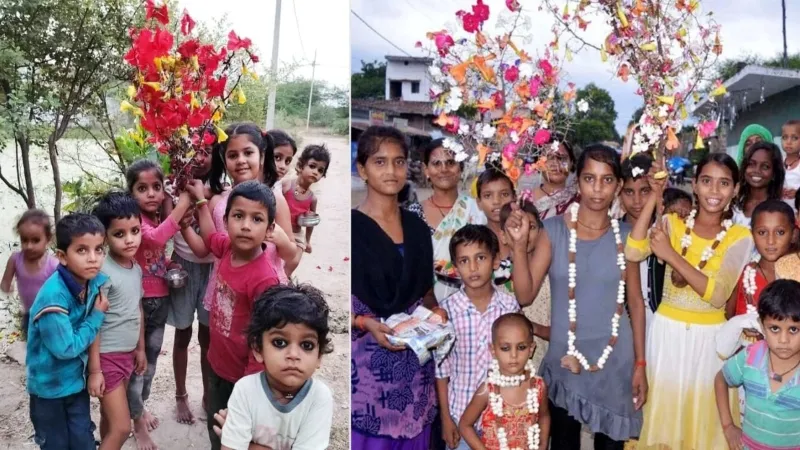 पितृविसर्जन विशेष : बुंदेलखंड में बालिकाएं ‘महबुलिया’ के जरिए करती हैं पुरखों का तर्पण 