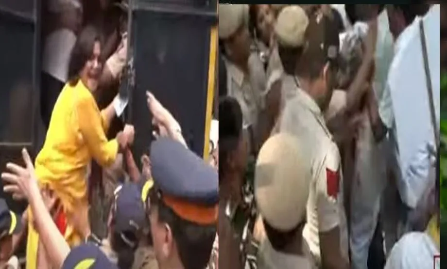 संजय सिंह की गिरफ्तारी पर गुस्साए AAP कार्यकर्ता, बीजेपी दफ्तर के बाहर जमकर विरोध...हिरासत में कई प्रदर्शनकारी