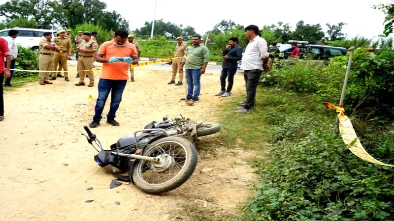 Sitapur Police encounter : मुठभेड़ में 25 हजार का इनामी बदमाश गिरफ्तार