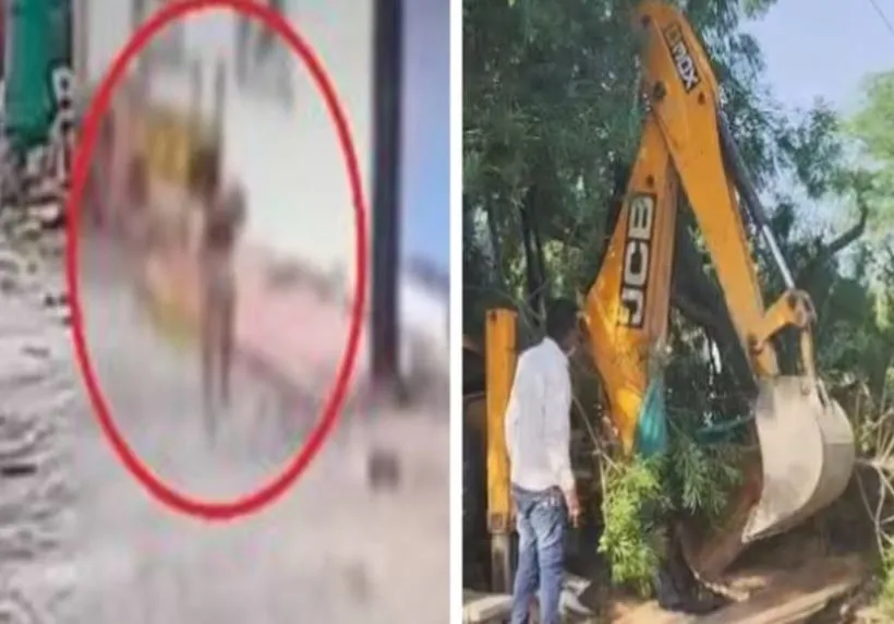 उज्जैन रेप कांड के आरोपी के घर चला बुलडोजर, कई सालों से कर रखा था अवैध कब्जा