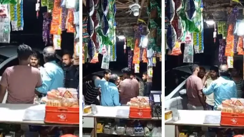 Kanpur में BJP पार्षद भवानी शंकर राय खड़े रहे सामने, गुर्गे अधेड़ को मारते रहे थप्पड़, VIDEO VIRAL
