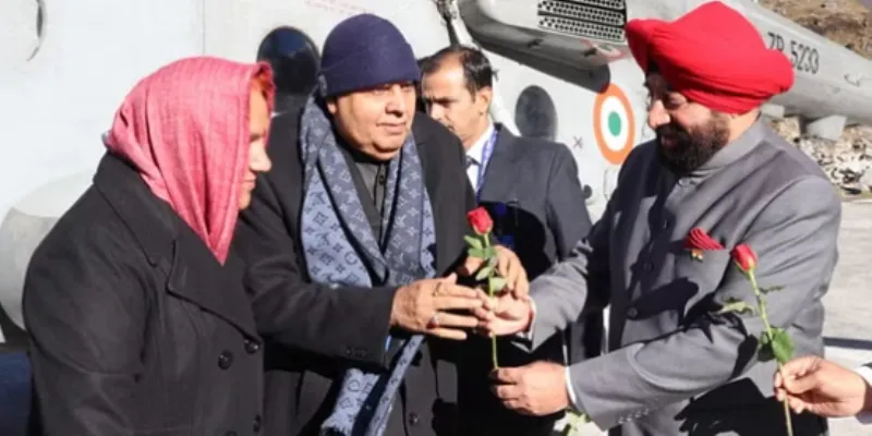 देहरादून: उपराष्ट्रपति ने किए बाबा केदार के दर्शन