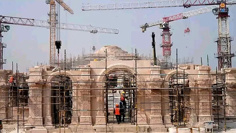 अयोध्या: प्राण प्रतिष्ठा से पहले बन जायेगा परकोटे का द्वार, ट्रस्ट ने जारी की तस्वीरें