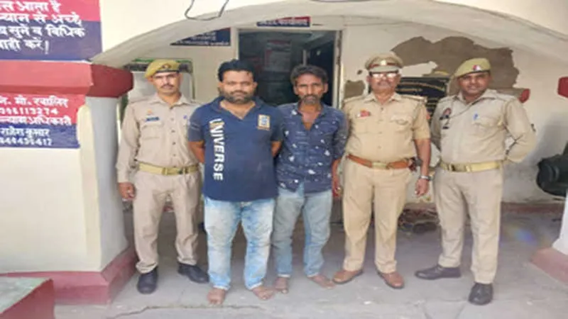 फिरोजाबाद: वांछित गौ तस्करों को गिरफ्तार कर भेजा गया जेल
