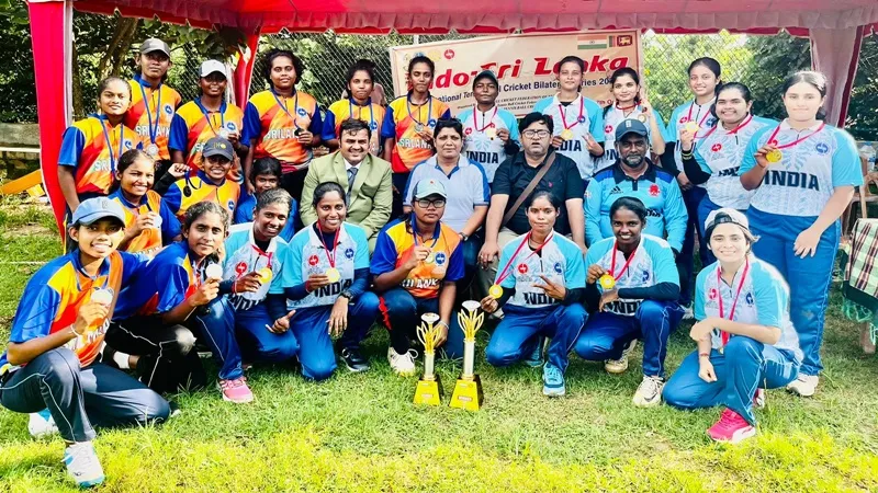 अयोध्या की नीलम की कप्तानी में श्रीलंका में भारतीय टीम ने जीता बिलेटरल कप