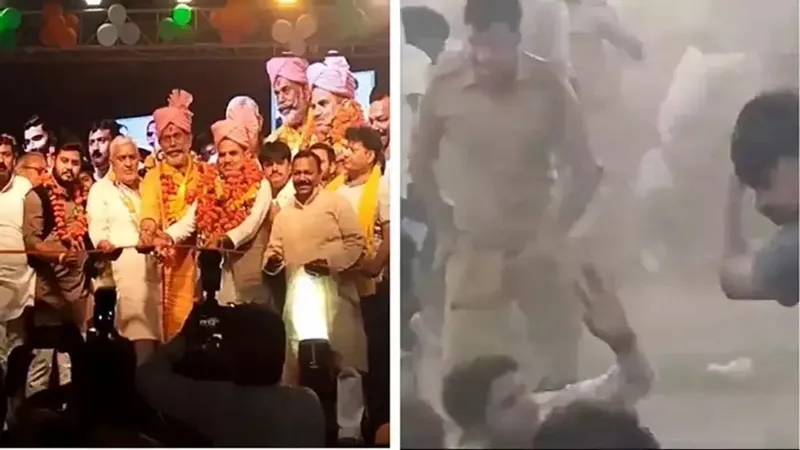 Video: झांसी जलविहार महोत्सव में बेकाबू भीड़ पर पुलिस ने भांजी लाठियां, दौड़ा-दौड़ा कर पीटा