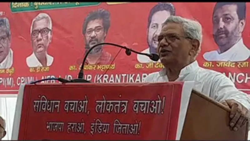 भाजपा संविधान बदलने की साजिश कर रही है: वामपंथी