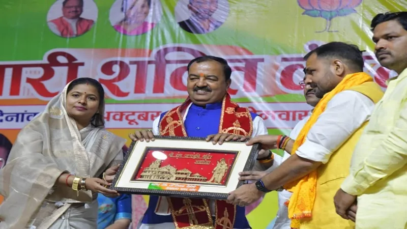 देश की अगुवाई करने को आगे आये नारी शक्ति: केशव प्रसाद मौर्य