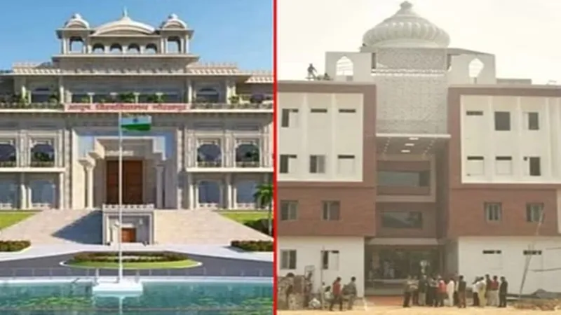 गोरखपुर: ढींगरा ने निर्माणाधीन महायोगी गुरू गोरखनाथ राज्य आयुष विश्वविद्यालय का स्थलीय निरीक्षण किया