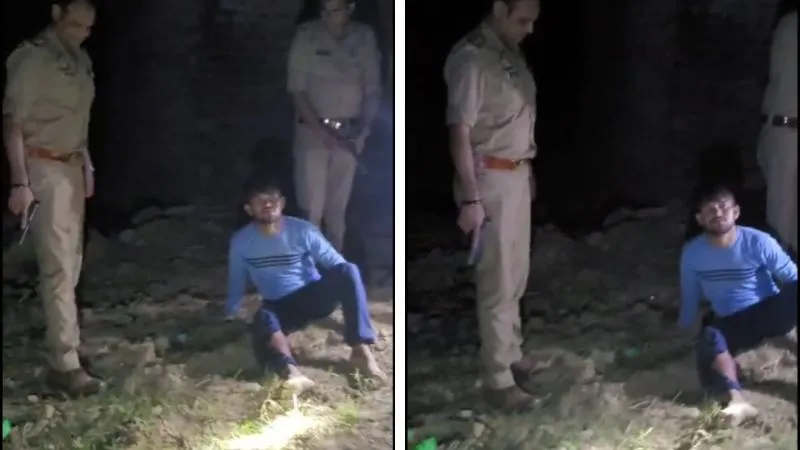 Etawah News: पुलिस-बदमाश के बीच मुठभेड़, पैर में लगी गोली… गिरफ्तार, जानलेवा हमला करने का था आरोपी