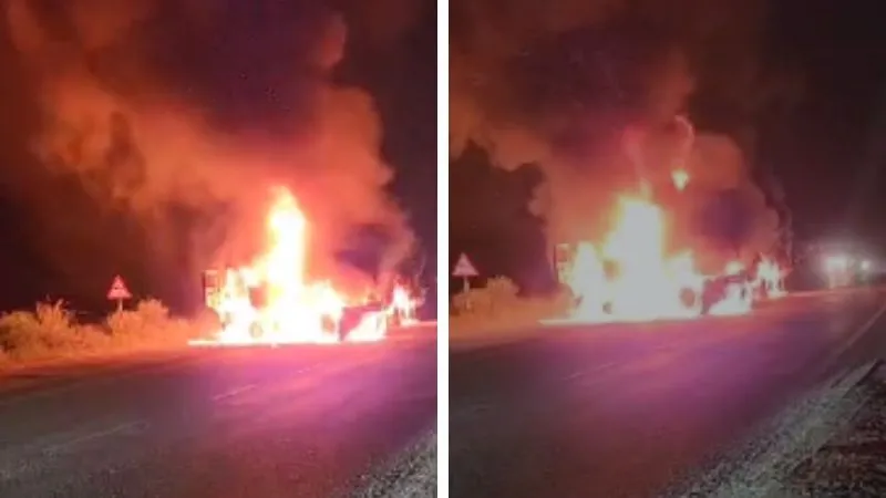 Kanpur Accident: दो डंपरों में भिड़ंत के बाद लगी आग... चालक की जिंदा जलकर मौत, फायर बिग्रेड ने पाया काबू, थमा यातायात