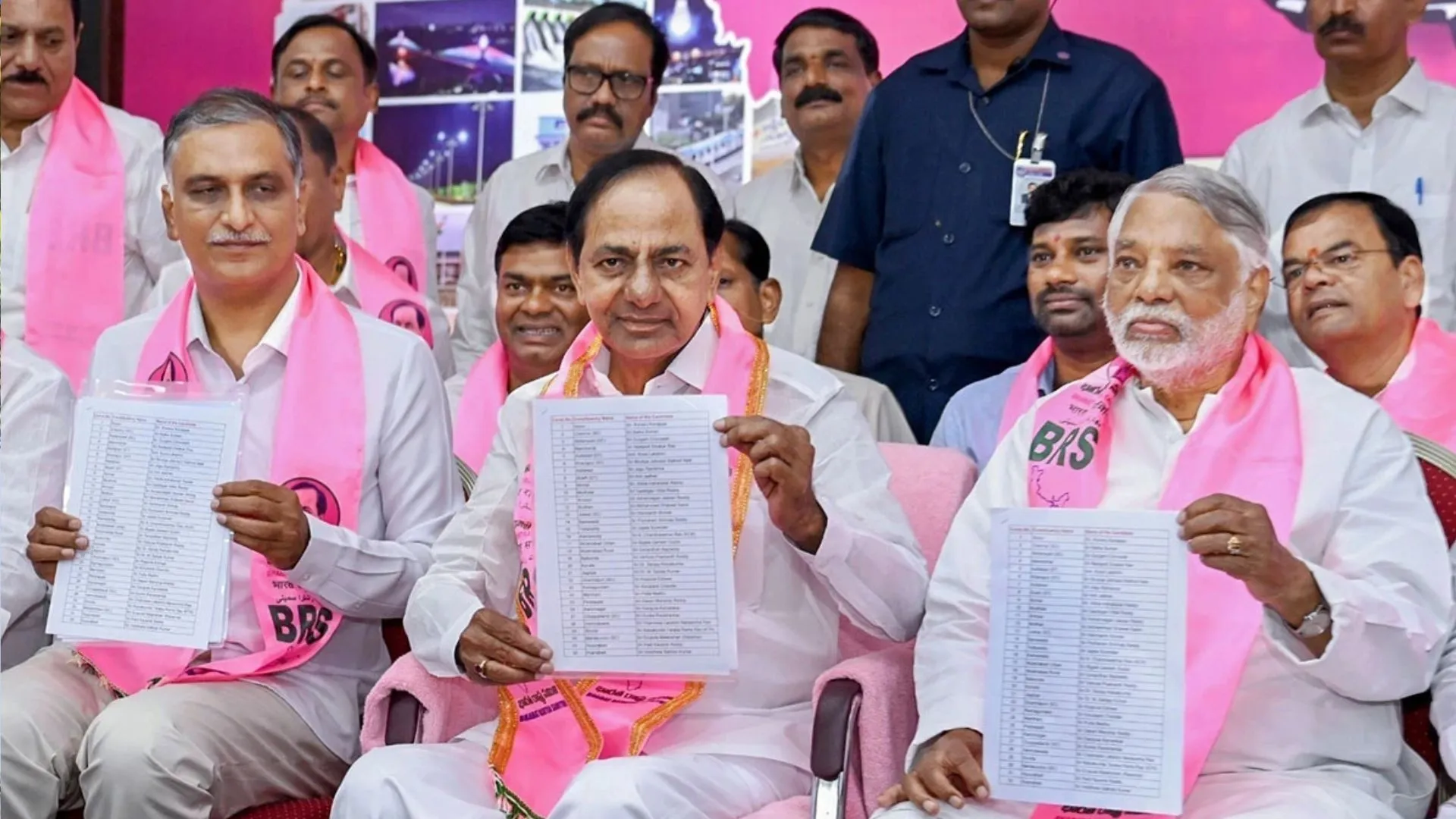 तेलंगाना विधानसभा चुनाव: बीआरएस ने 54 विधानसभाओं के लिए प्रभारी किए नियुक्त 