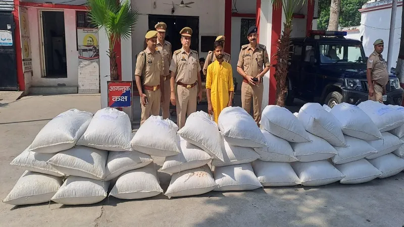 अमरोहा:  एंटी नारकोटिक्स टास्क फोर्स व कोतवाली पुलिस ने पकड़ा 45 लाख रुपये का डोडा