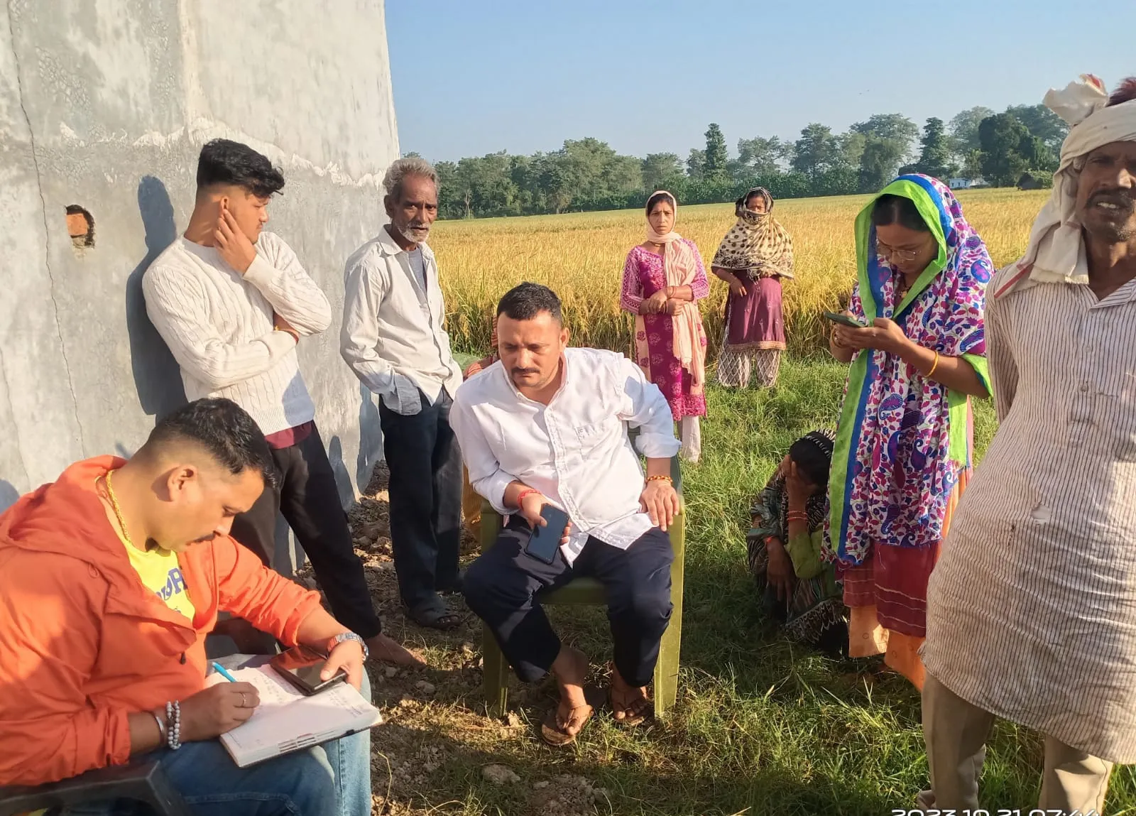 शक्तिफार्म: सिर पर डंडे से वार कर अधेड़ का बेरहमी से किया कत्ल, आरोपी फरार 