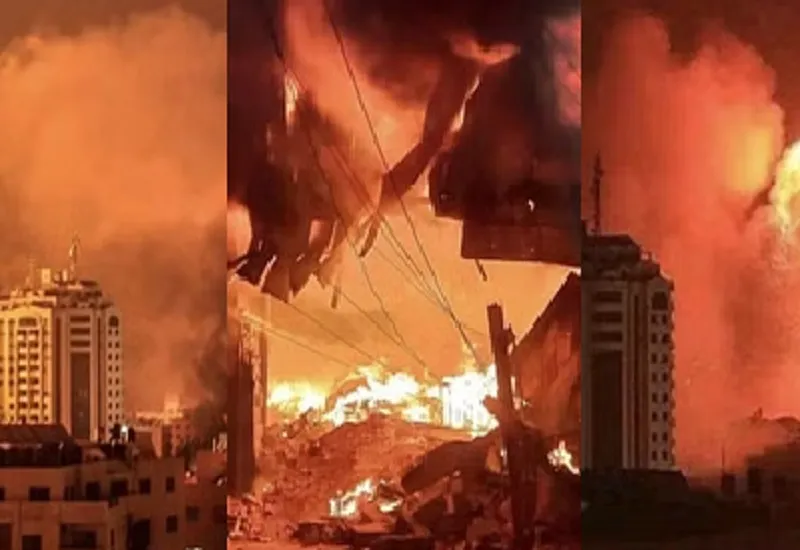 Israel Hamas War : इजराइल ने गाजा पर हवाई और जमीनी हमले किए तेज, बाहरी दुनिया से Gaza का संपर्क टूटा....इंटरनेट-बिजली ठप