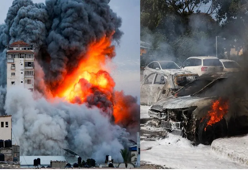 Israel-Palestine War : गाजा में हरतरफ तबाही, इजराइल का दावा- हमास के 400 आतंकी मारे 