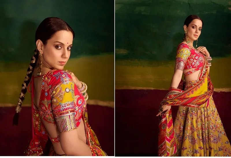 Kangana Ranaut Photos : कंगना रनौत ने गरबा लुक में ढाया कहर, क्या आपने देखी तस्वीरें? 