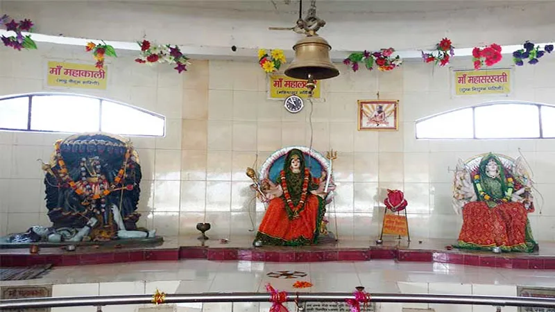 लखनऊ: नवरात्रि पर इक्यावन शक्तिपीठ में मां का हुआ नीला श्रृंगार, मंत्रमुग्ध हुए भक्त 