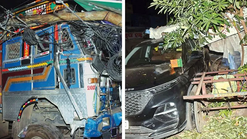 कानपुर में बड़ा हादसा होने से बचा, नशे में धुत चालक ने दौड़ाया ट्रक… कई वाहनों को मारी टक्कर, लोगों ने पिटाई कर पुलिस को सौंपा