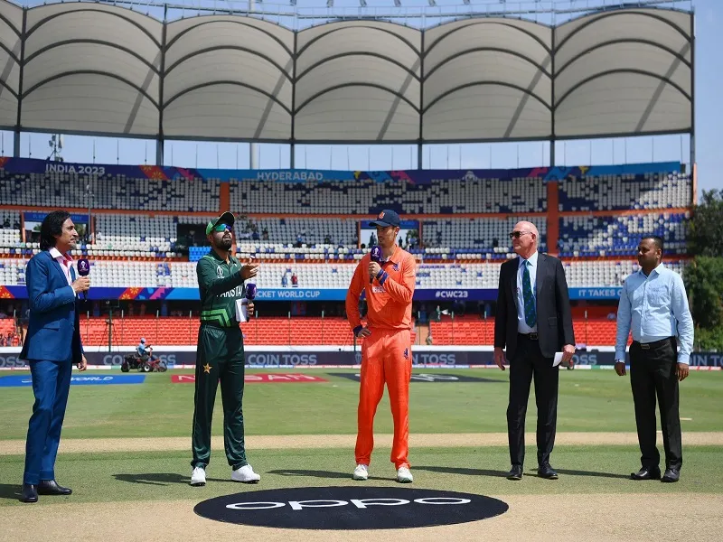 ICC World Cup 2023 : नीदरलैंड के खिलाफ पाकिस्तान करेगा पहले बल्लेबाजी, बाबर आजम बोले- भारत में लोग हमारा अच्छे से ख्याल रख रहे हैं