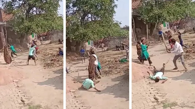 Unnao News: जमीनी विवाद के चलते दो पक्षों में जमकर चले लाठी डंडे… महिला घायल, घटना का Video Viral