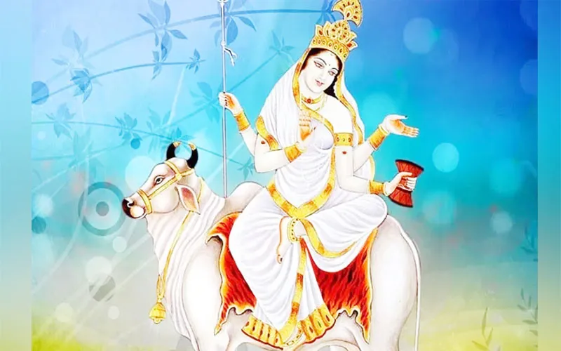 अलीगढ़: शुरू हो गया मां दुर्गा की पूजा का पर्व 'नवरात्रि', पहले दिन की गई माता शैलपुत्री की आराधना