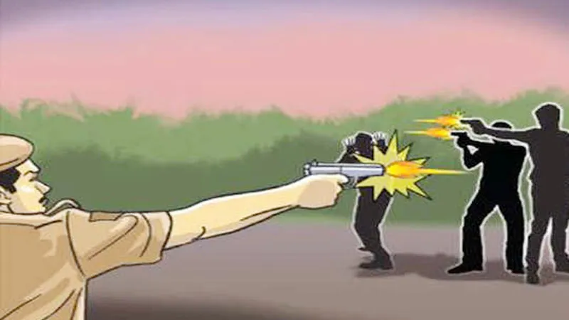 महाराजगंज लूटकांड मामले में पुलिस को मिली सफलता, चार बदमाशों को मुठभेड़ में किया गिरफ्तार, एक फरार