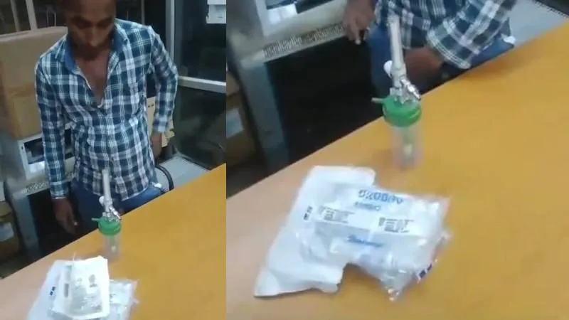 BHU: जहां भी डाला हाथ वहीं से निकला एक मेडिकल उपकरण, वीडियो देख हो जाएंगे हैरान, जानें पूरा मामला  