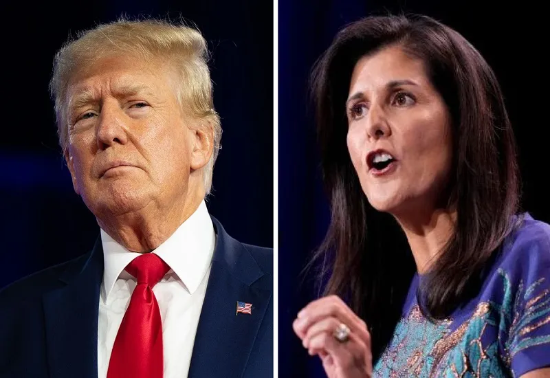 US Presidential Election  : डोनाल्ड ट्रंप ने निक्की हेली को 'पिंजरा' क्यों भेजा? सोशल मीडिया पर तस्वीर वायरल