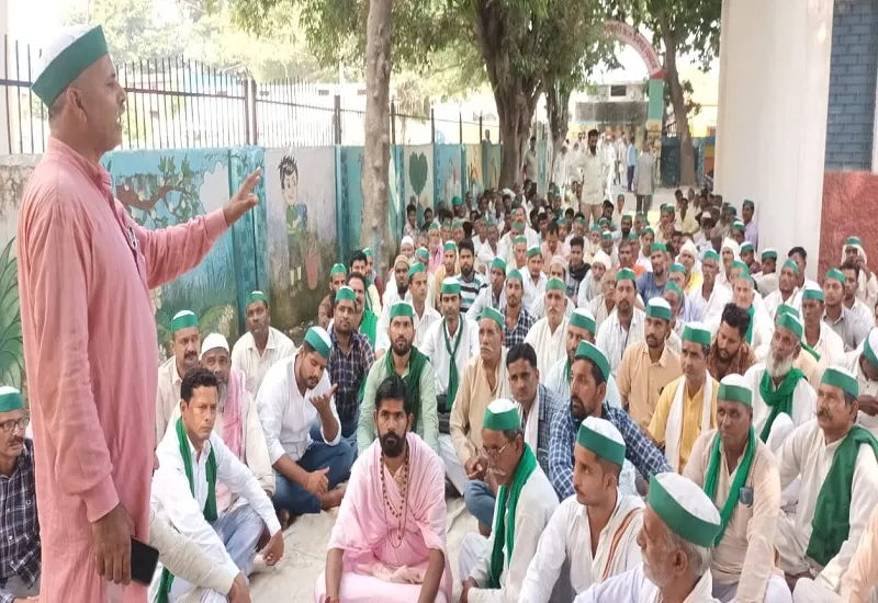 संभल  : भाकियू शंकर ने उठाई किसानों की समस्याएं, दी अनिश्चितकालीन भूख हड़ताल की चेतावनी