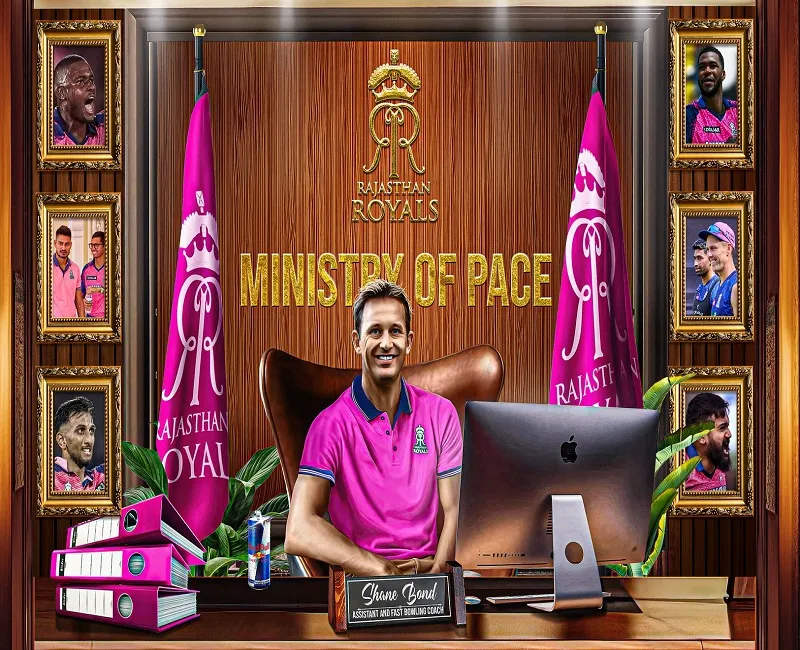 राजस्थान रॉयल्स ने शेन बॉन्ड को सौंपी सहायक कोच और तेज गेंदबाजी कोच की दोहरी भूमिका 