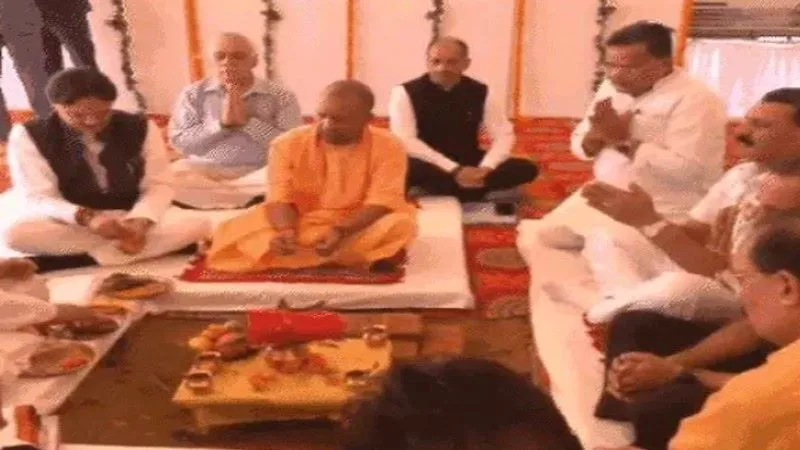 लखनऊ : नौसेना शौर्य संग्रहालय का सीएम योगी ने किया शिलान्यास