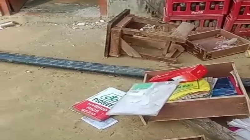 बहराइच : ताला तोड़कर परचून की दुकान से लाखों की चोरी, जांच में जुटी पुलिस 