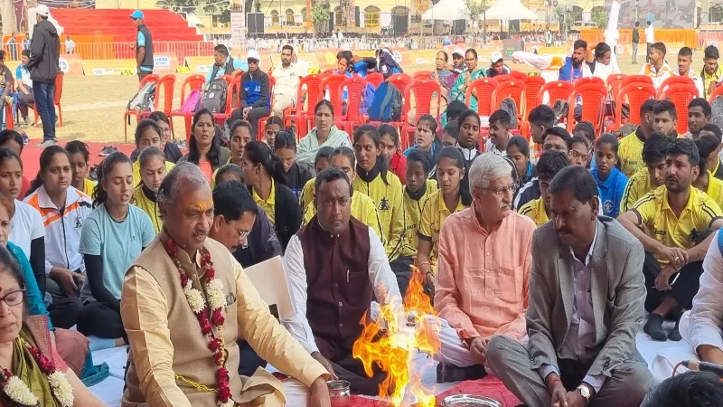 National Senior Archery Competition : रामनगरी में लगा देशभर के धनुर्धरों का जमावड़ा, केंद्रीय मंत्री ने किया भूमि पूजन 