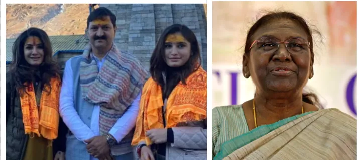देहरादून: राष्ट्रपति द्रौपदी मुर्मू पहुंची बदरीनाथ तो वहीं फिल्म अभिनेत्री रवीना टंडन बेटी संग पहुंची केदारनाथ 