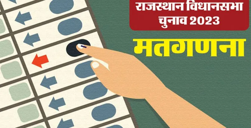 राजस्थान विधानसभा चुनाव की मतगणना 36 केन्द्रों पर होगी और 2524 टेबलों पर 
