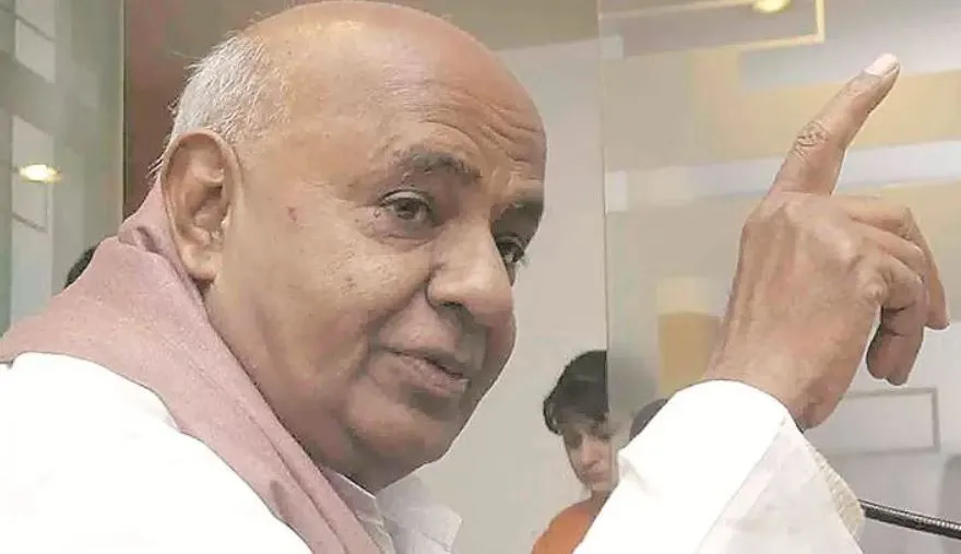 देवेगौड़ा ने विजयेंद्र से कहा- भ्रम की स्थिति पैदा किये बिना मिलक लड़ चुनाव लड़ें