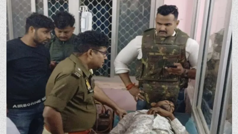 कौशांबी पुलिस ने मुठभेड़ के बाद रेप और हत्या के आरोपी को किया गिरफ्तार, पैर में लगी गोली