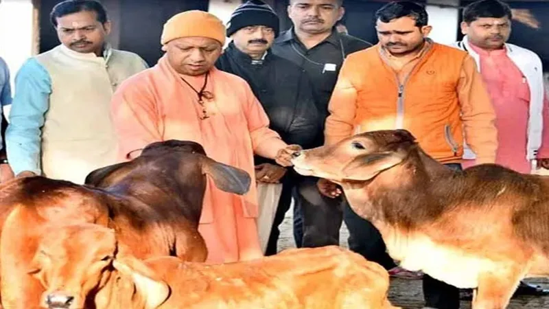 गोपाष्टमी पर्व पर सीएम योगी ने प्रदेशवासियों को दी बधाई, तो बोले अखिलेश यादव- भाजपा सरकार में सड़कों पर न भटके गोवंश