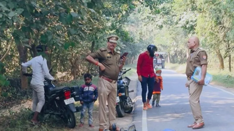 बहराइच: दो बाइकों की भिड़ंत में बड़े भाई की मौत, छोटा घायल