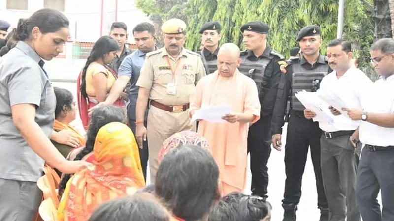 जनता दर्शन में सीएम योगी ने सुनीं 300 लोगों की समस्याएं, अधिकारियों को दिए कड़ी कार्रवाई के निर्देश