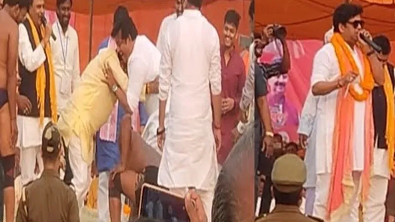 UP में दंगल: आपस में भिड़े भाजपा के दो सांसद, एक दूसरे को देने लगे पटखनी, वीडियो वायरल