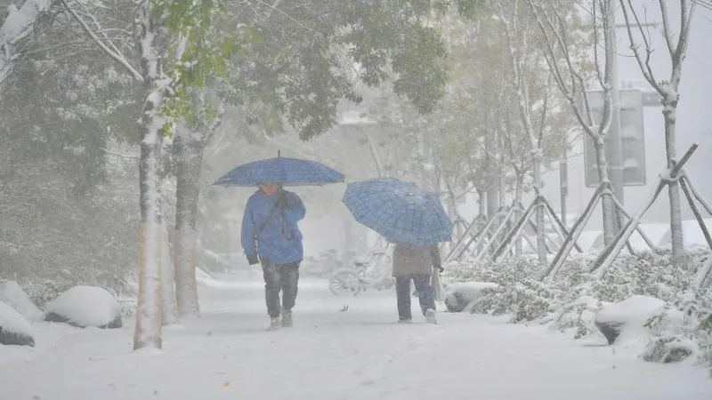 चीन में शीत लहर को लेकर येलो अलर्ट जारी, तापमान छह से 10 डिग्री सेल्सियस तक गिरने की संभावना