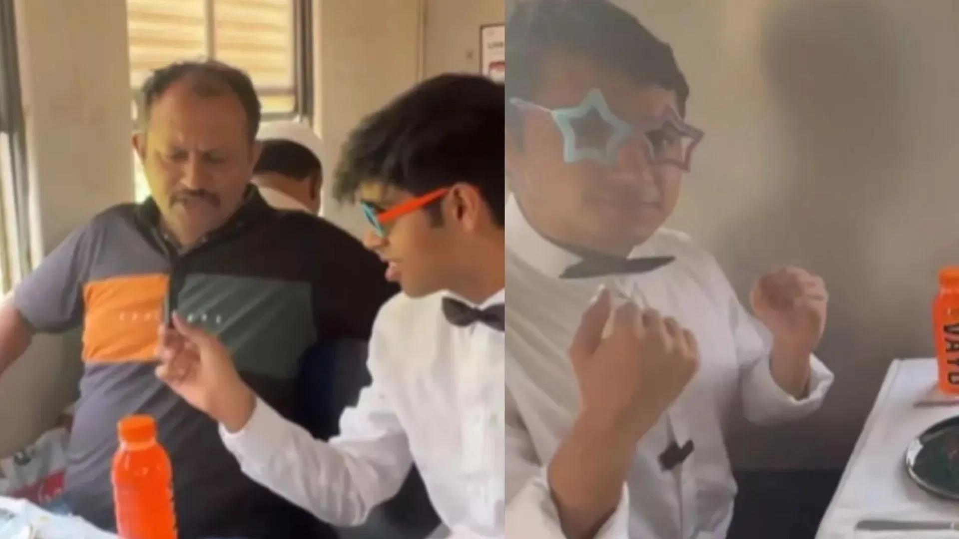 VIDEO: मुंबई लोकल ट्रेन में बना डाला रेस्टोरेंट, यात्रियों को सफर में परोसी गई ये डिशेज